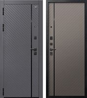 Центурион В-18-2026 Черный муар+МДФ Кашемир графит - МДФ Кашемир базальт